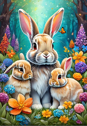 Alipson Puzzle 1000 Palan Palapeli Spring Bunnies