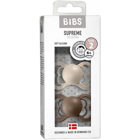BIBS Supreme Tutti 2 kpl Koko 2 Vanilla/Dark Oat