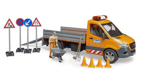 Bruder 02677 MB Sprinter Työmaa-Ajoneuvo ja Hahmo 1:16