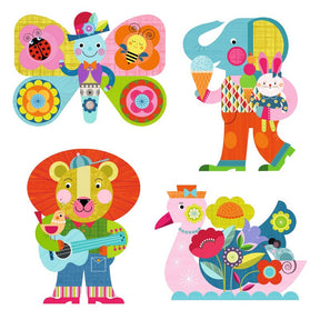 Djeco Magic Colouring Vedellä Värjättävät Kuvat Animalo-Len