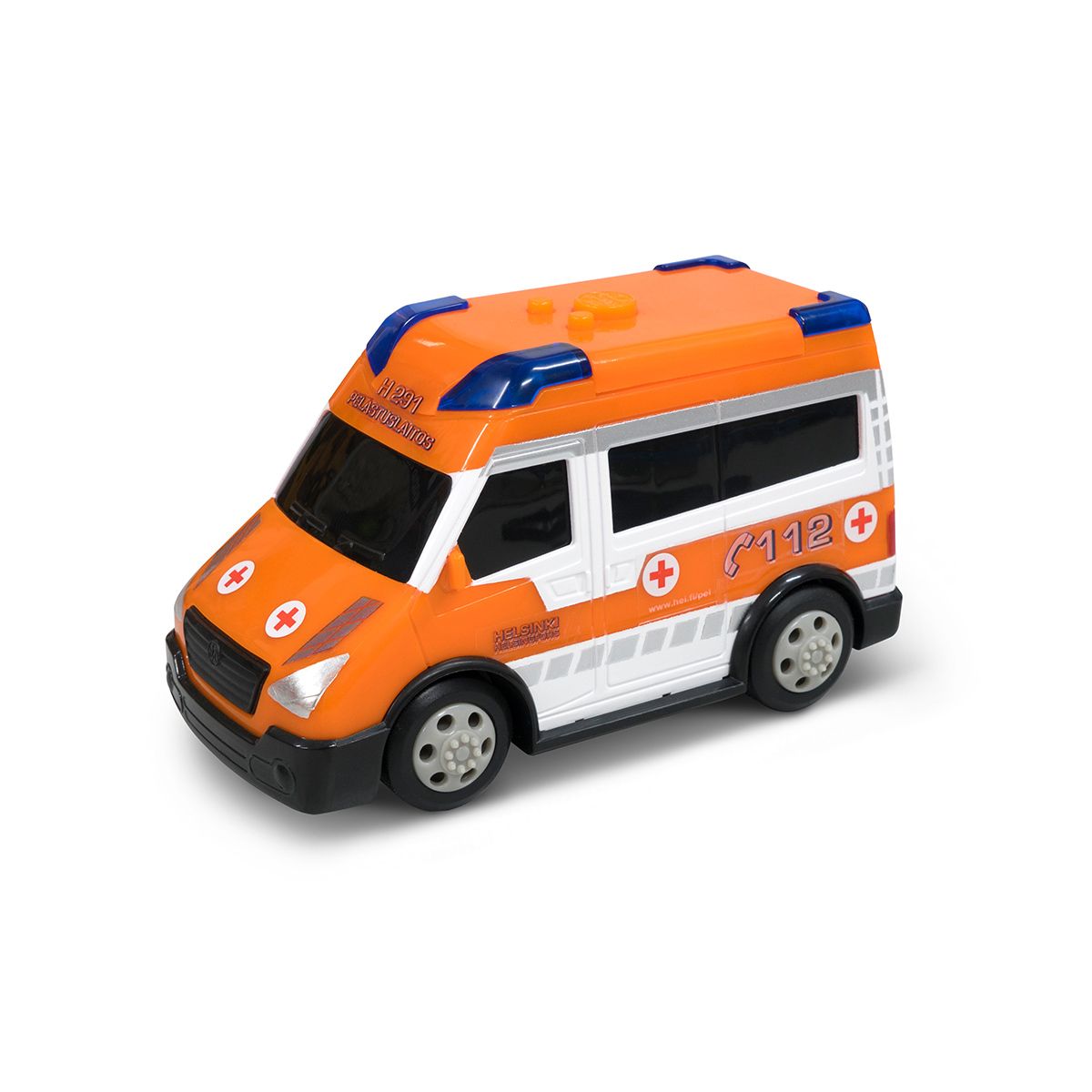 Road Rippers Rush & Rescue Ambulanssi Äänillä ja Valoilla