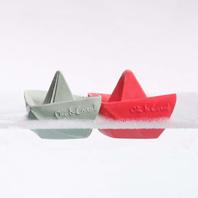 Oli & Carol Luonnonkumi Origami Kylpyvene Pinkki