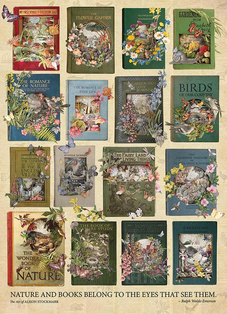 Cobble Hill 1000 Palan Palapeli The Nature of Books