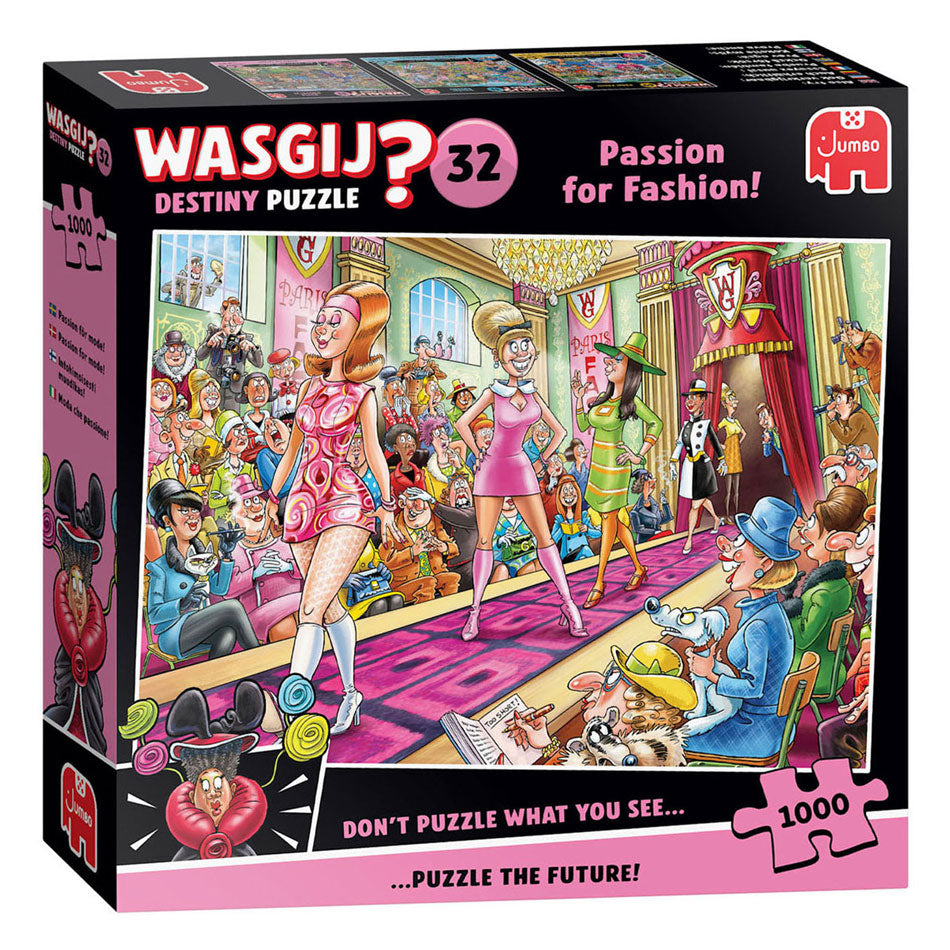 Wasgij Destiny 1000 Palan Palapeli Passion for Fashion