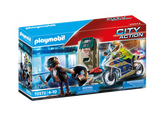 Playmobil 70572 Poliisimoottoripyörä: Raharyöstäjän takaa-ajo