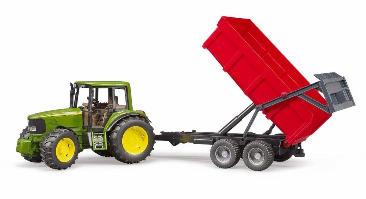 Bruder John Deere Traktori sekä Peräkärry