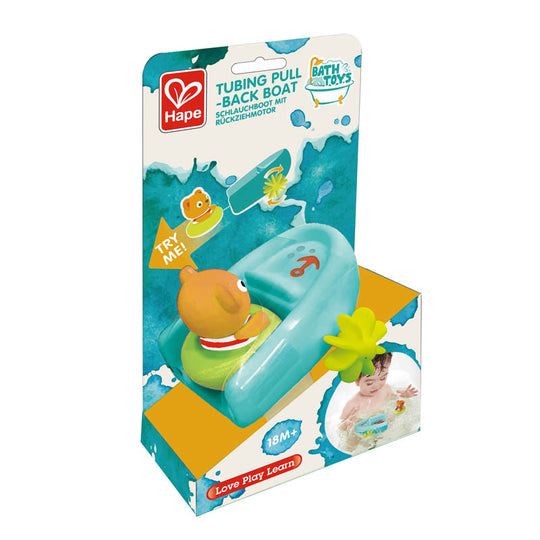 Hape kylpylelu Nalle ja Pull-back vene