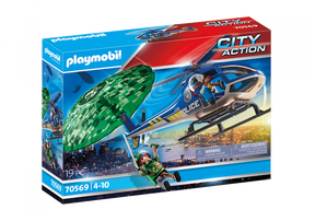 Playmobil 70569 Poliisihelikopteri: Laskuvarjon takaa-ajo