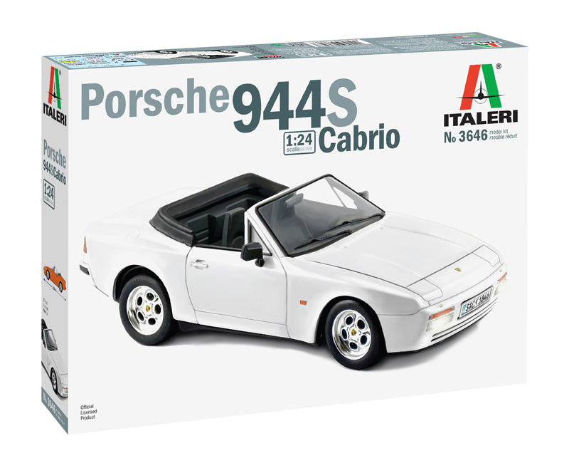 Italeri Porsche 944 S Cabrio 1:24 Koottava auto