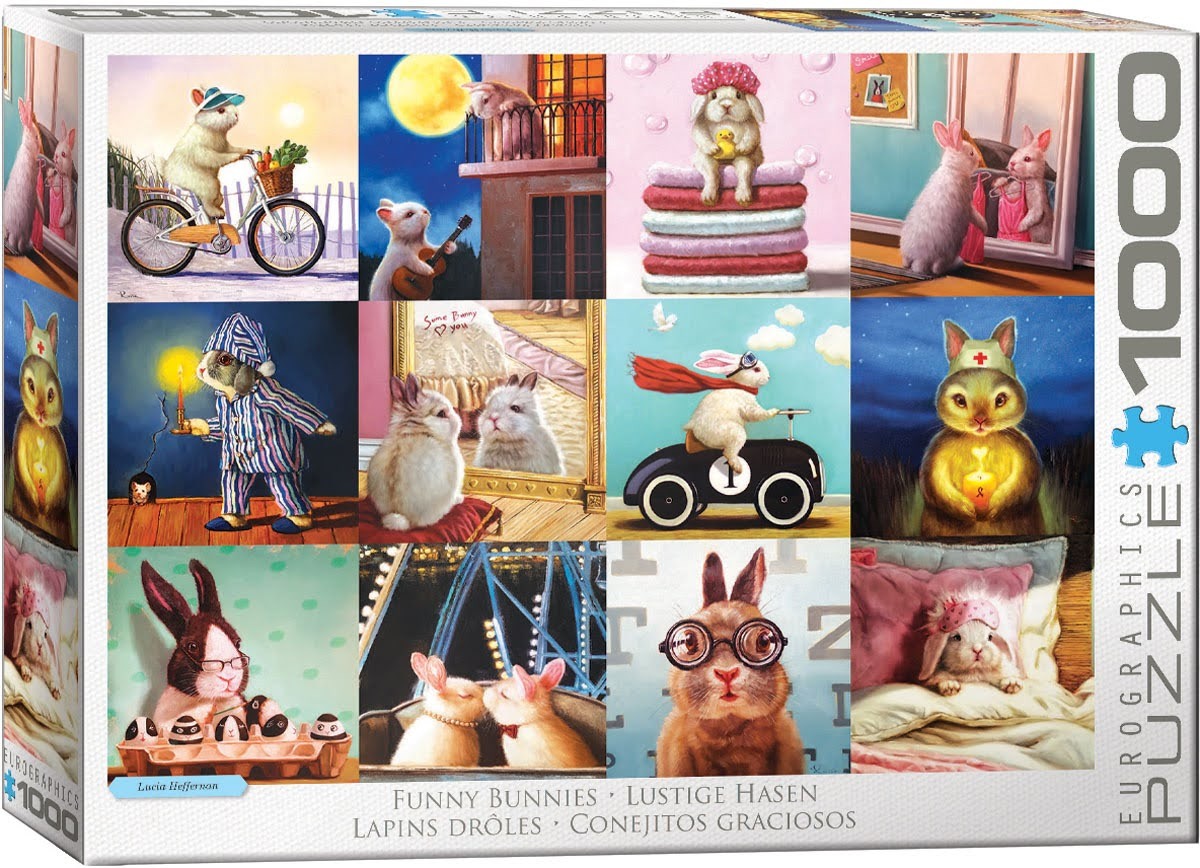Eurographics 1000 Palan Palapeli Funny Bunnies