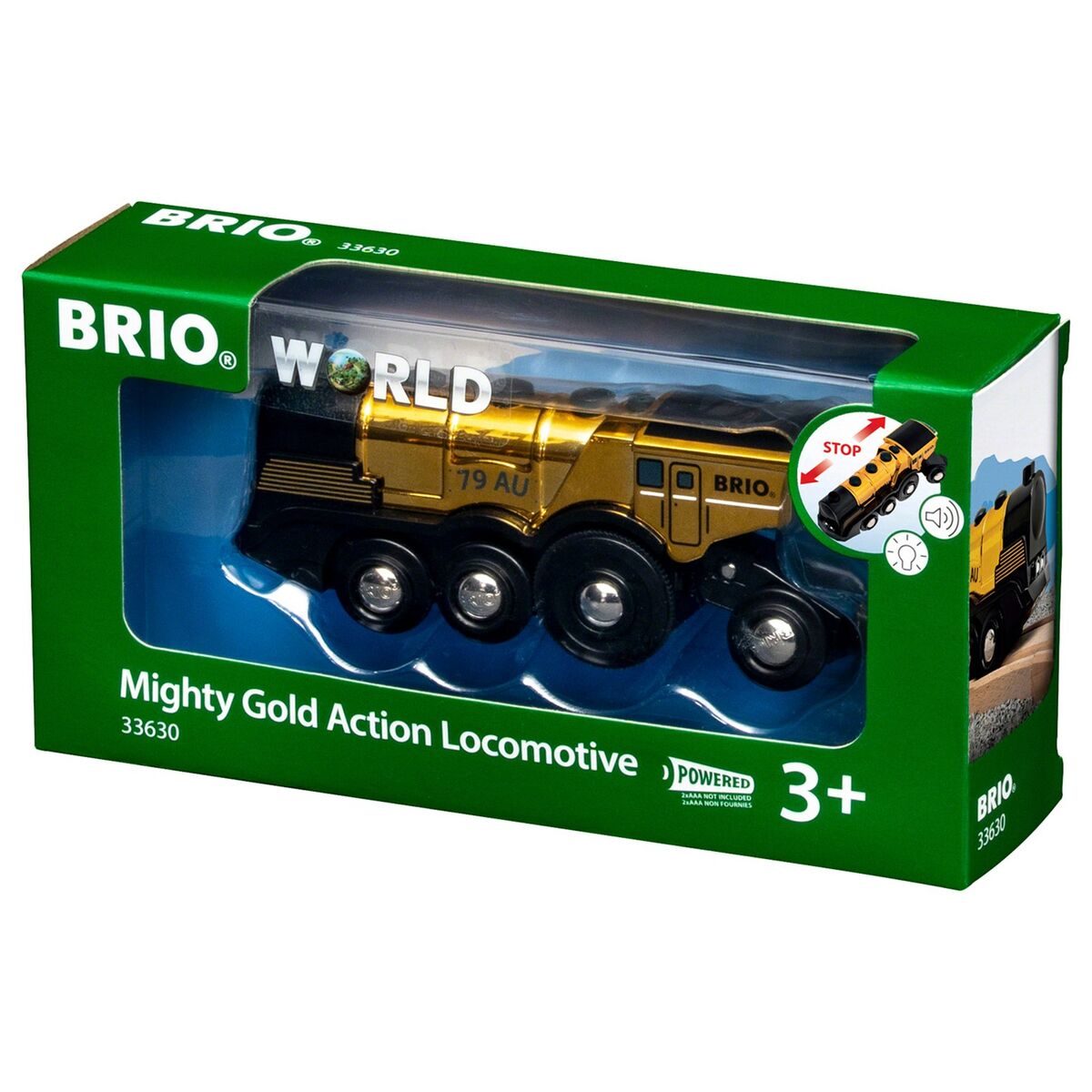 Brio 33630 Kultainen Veturi
