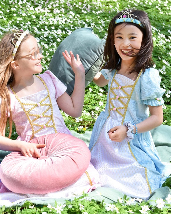 Prinsessamekko Vaaleansininen 110-116cm (4-6v)