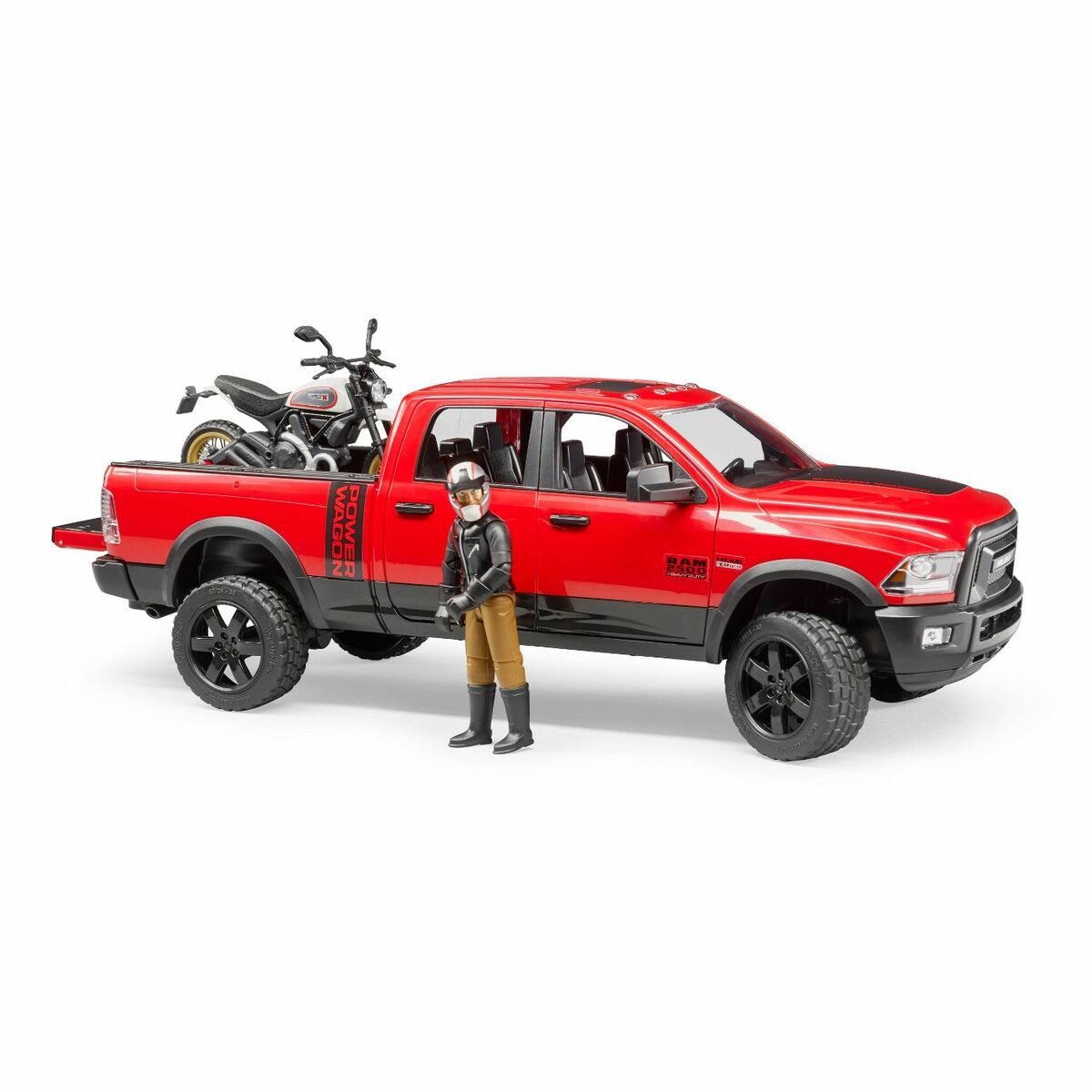 Bruder Dodge RAM 2500 Power Wagon & Moottoripyörä