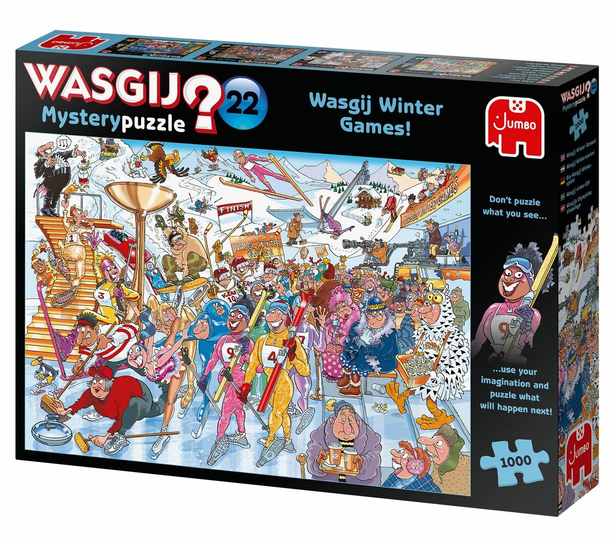 Wasgij Mystery 1000 palan palapeli  nro 22 Wasgij Winter Games!
