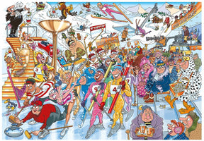Wasgij Mystery 1000 palan palapeli  nro 22 Wasgij Winter Games!