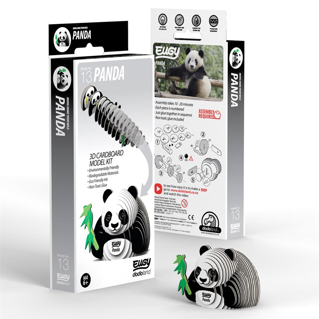 EUGY 3D koottava Panda