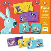 Djeco Puzzle Duo palapeli  Vastakohdat