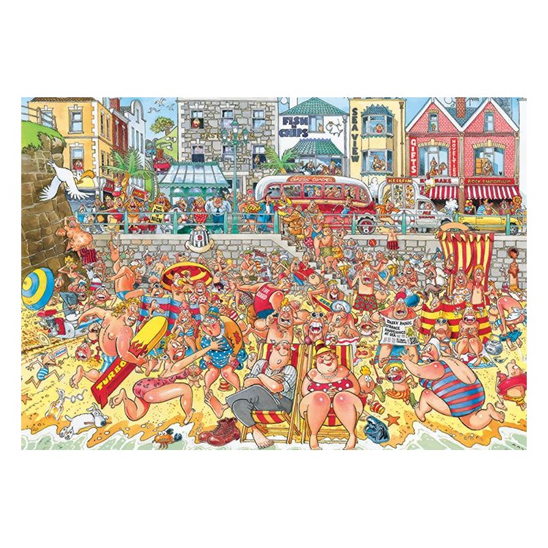 Wasgij Original 1000 palan palapeli High Tide!
