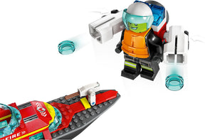 LEGO City 60373 Palokunnan Pelastusvene