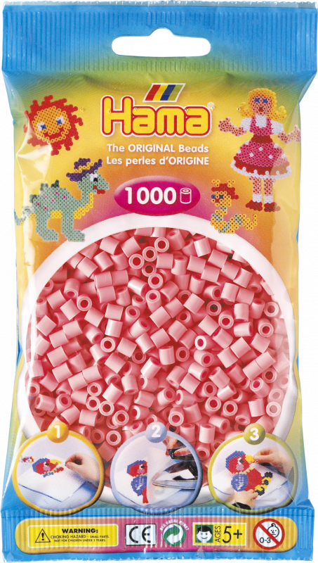 Hama Helmet Midi 1000 kpl Pinkki