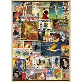 Eurographics 1000 Palan Palapeli Vintage Bicycle Posters