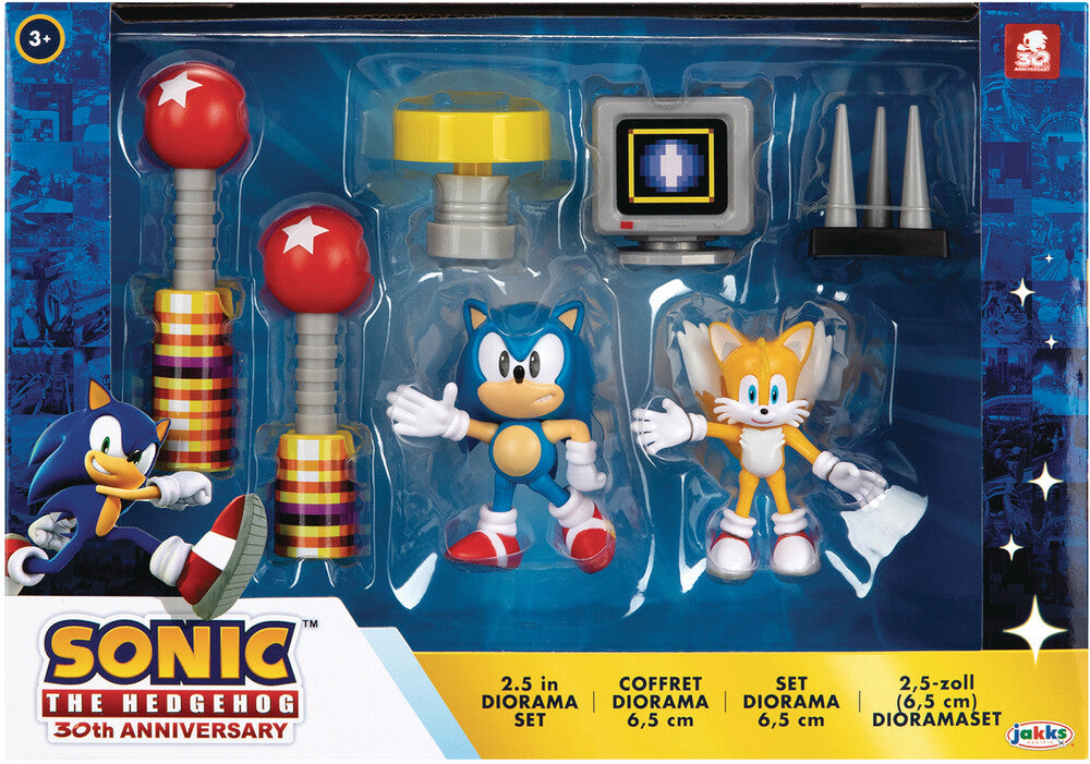 Sonic The Hedgehog Diorama Setti 6,5cm