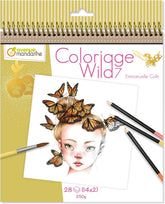 Värityskirja Coloriage Wild 7 Lapset 28 kuvaa