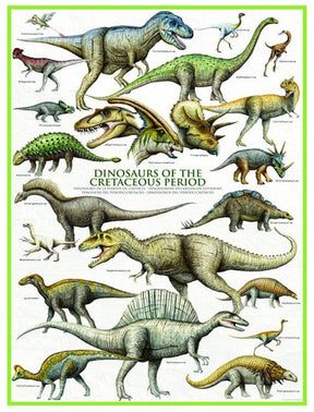 Eurographics Puzzle 1000 Palan Palapeli Dinosaurs