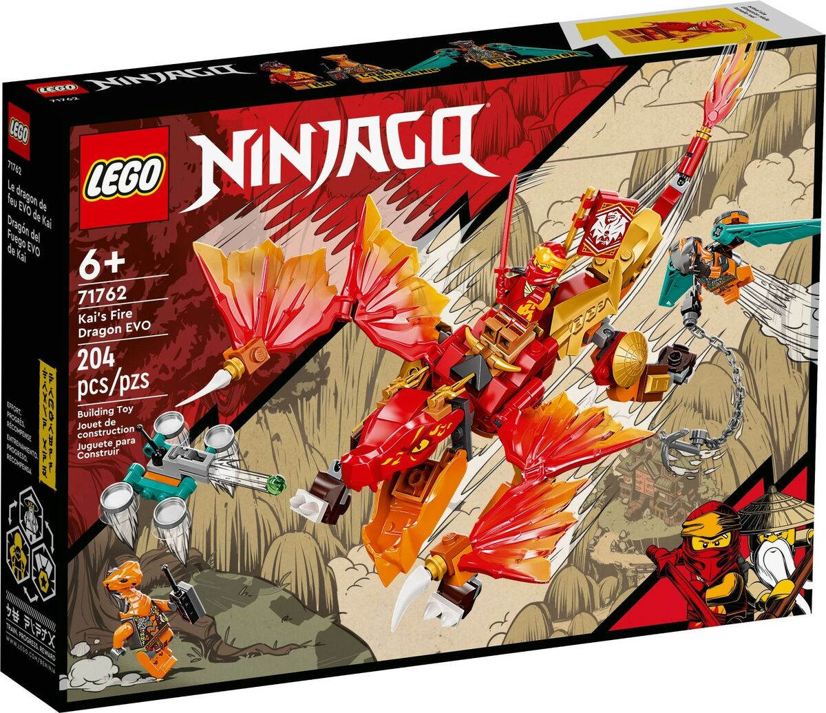 LEGO Ninjago 71762 Evoluutio: Kain Tulilohikäärme