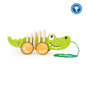 Hape Vedettävä Puinen Krokotiili