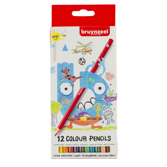 Bruynzeel Kids Puuvärikynät 12 kpl