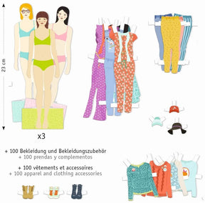 Djeco Paperinukke One Big Dressingroom