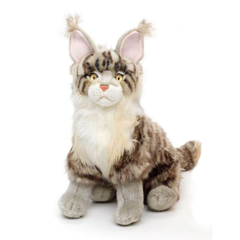 Maine Coon Kissa 28cm Harmaa