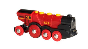 Brio 33592 Iso Punainen Veturi (Paristokäyttöinen)