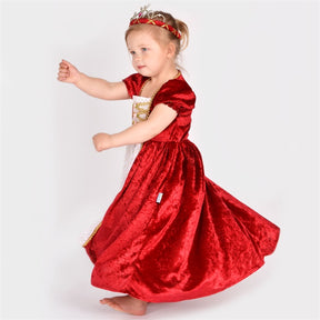 Prinsessamekko Punainen 98-104 cm (2-4v)