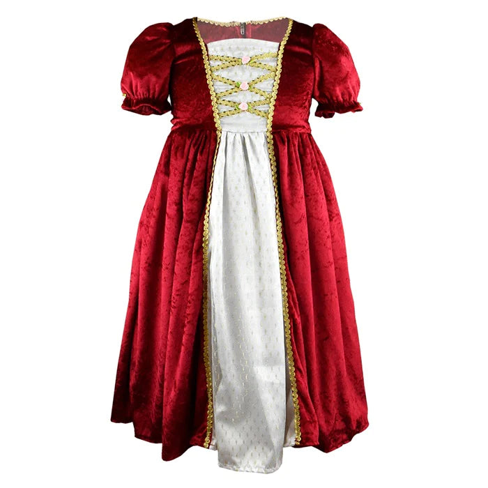 Prinsessamekko Punainen 110-116cm (4-6v)