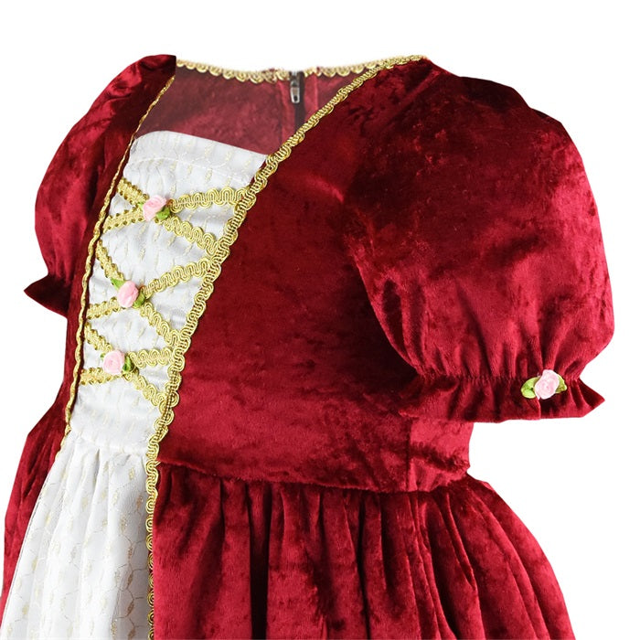 Prinsessamekko Punainen 98-104 cm (2-4v)