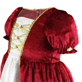 Prinsessamekko Punainen 110-116cm (4-6v)