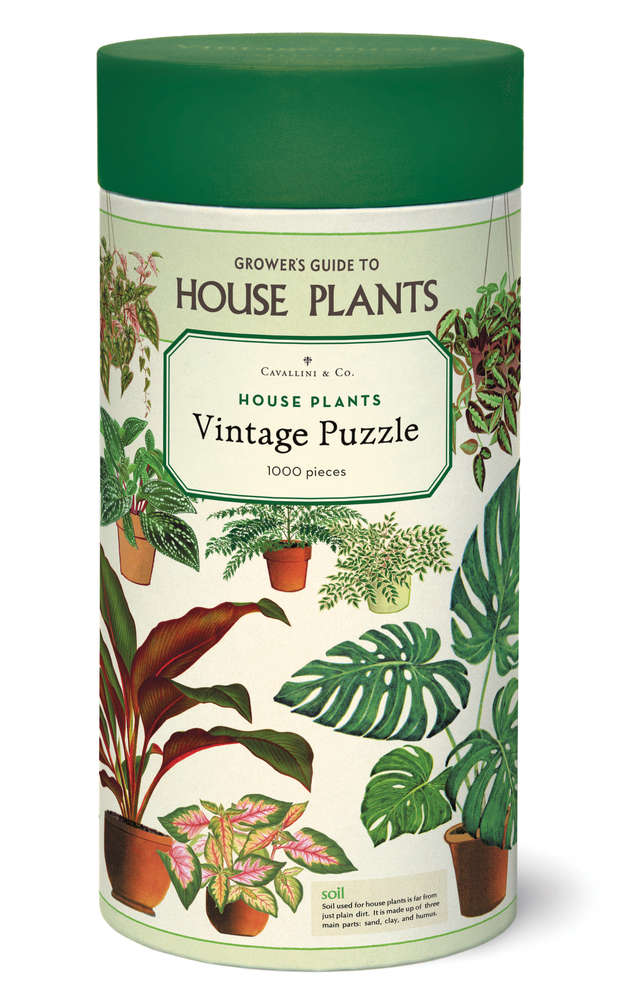 Cavallini & Co. Vintage Puzzle 1000 palaa House Plants