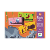 Djeco Puzzle Duo Äiti ja Lapsi palapeli 12 palaa