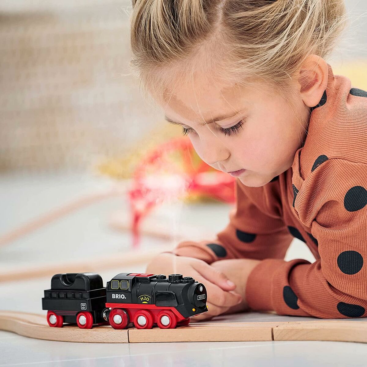 33884 Brio Paristokäyttöinen Höyryävä Höyryjuna