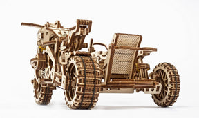 Ugears Scrambler UGR-10 With Sidecar