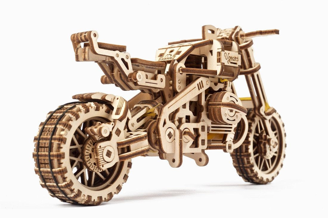 Ugears Scrambler UGR-10 With Sidecar