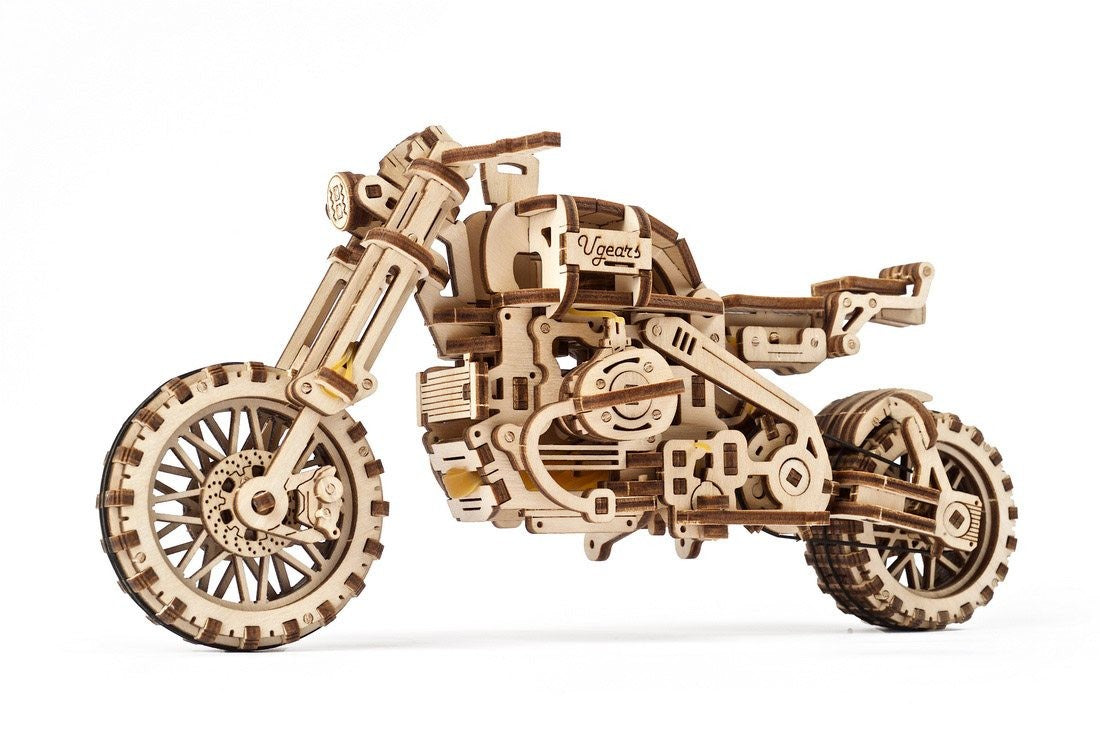 Ugears Scrambler UGR-10 With Sidecar