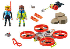 Playmobil 70143 Merihätä: Sukeltajan pelastus lennokilla