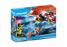 Playmobil 70143 Merihätä: Sukeltajan pelastus lennokilla