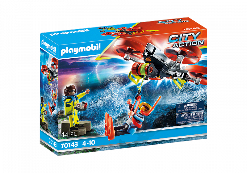 Playmobil 70143 Merihätä: Sukeltajan pelastus lennokilla