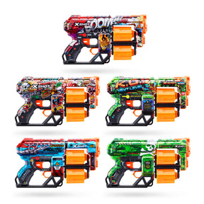 Zuru X-shot SKINS Dread Dart Blaster Vaahtomuoviammusase Lajitelma