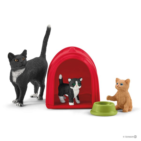 Schleich Farm World Leikkihetki Söpöjen Kissojen Kanssa