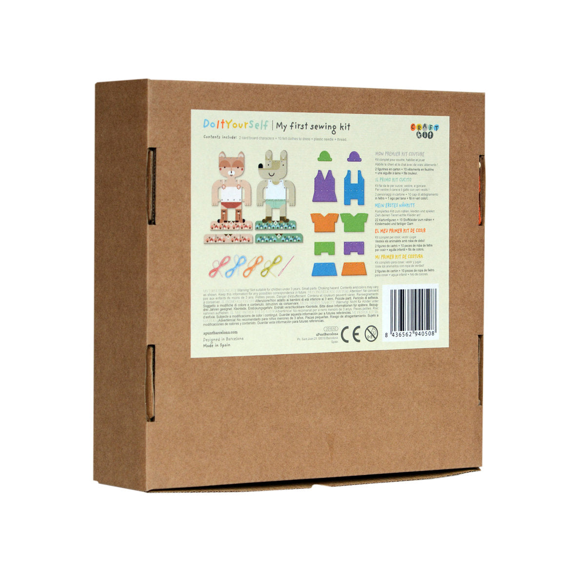 aPunt Barcelona Craft Kit, My First Sewing Kit